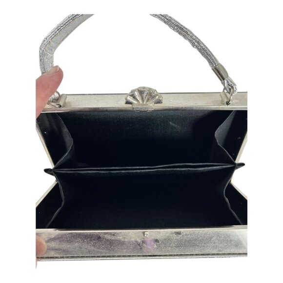 Vintage Silver‎ Box Purse - Picture 5 of 7